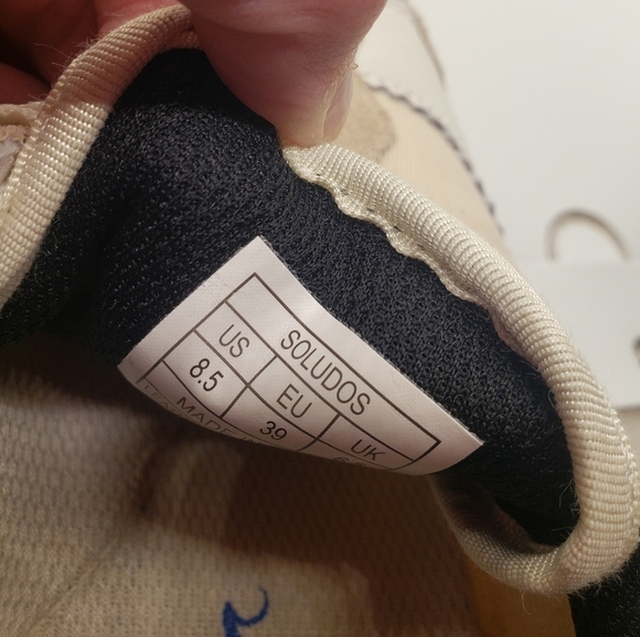 New Soludos Tan retro Sneakers men's 7.5. W 8.5 - Picture 3 of 12